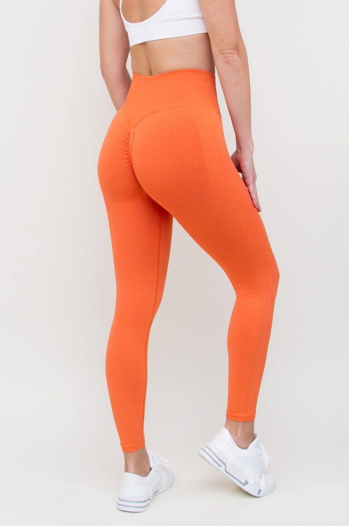 Tamprės "High Waist Compression Orange"