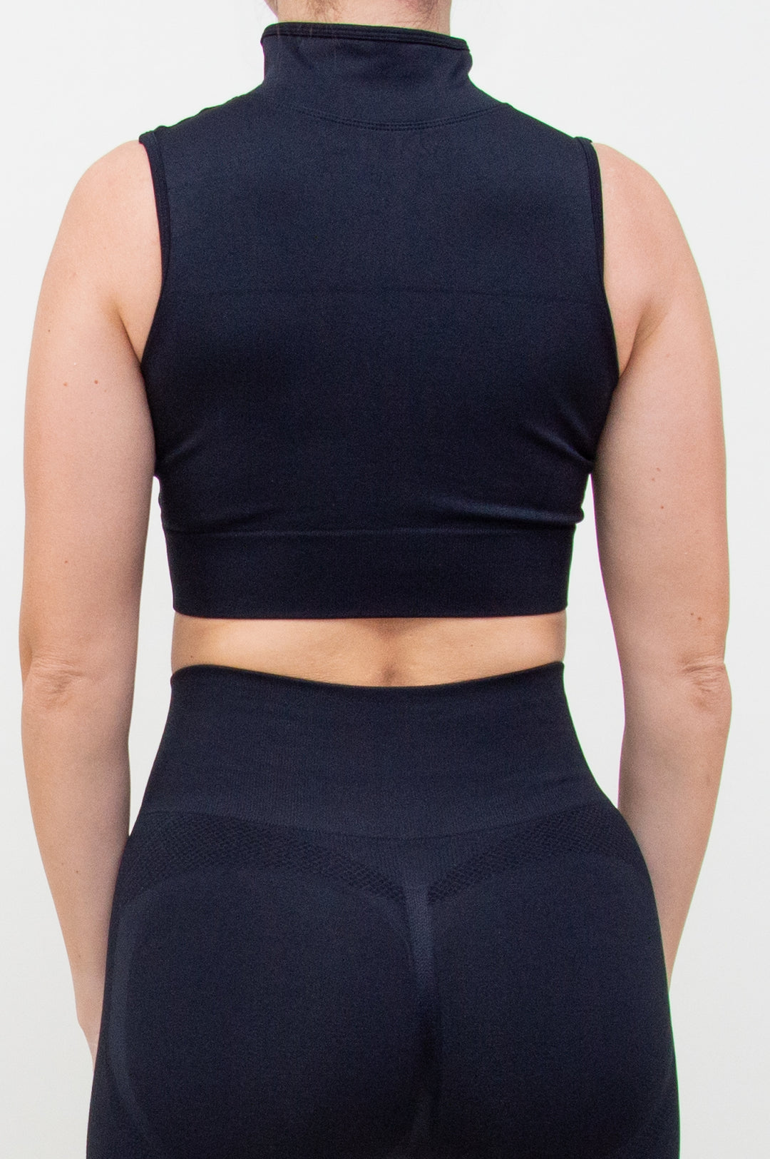 Marškinėliai "Basic Zip Black"