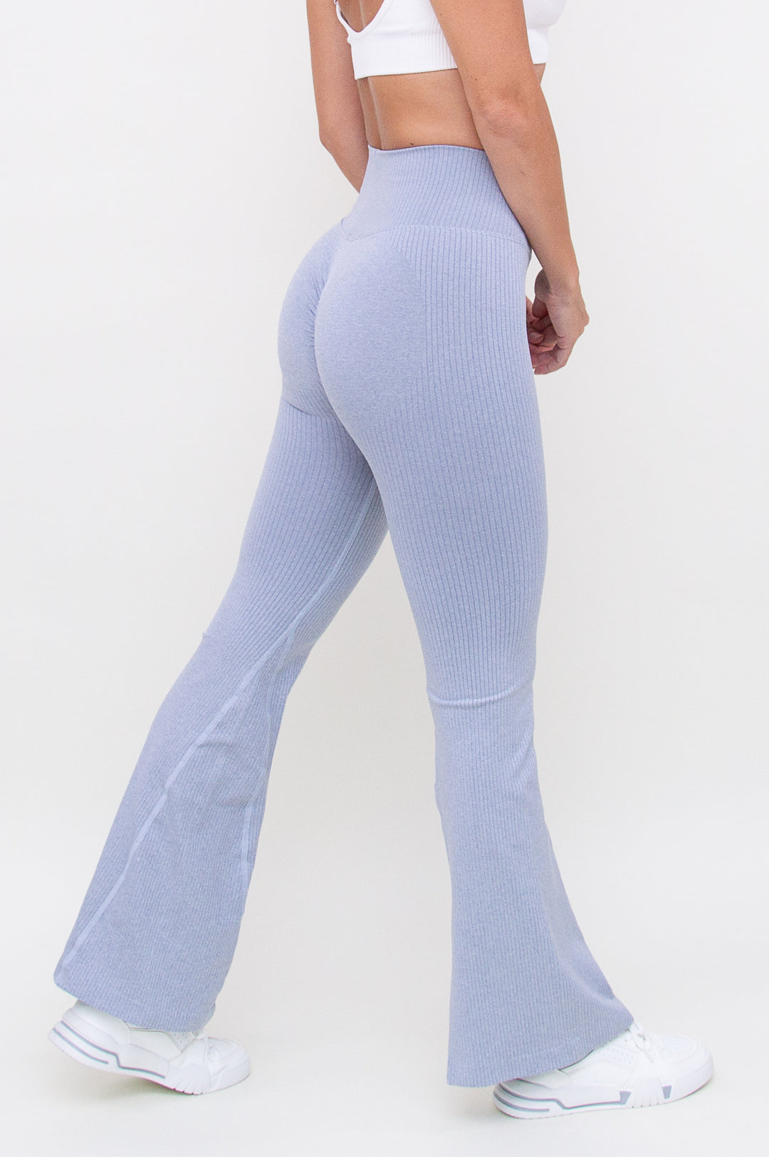 Tamprės "Flared Push Up Grey"