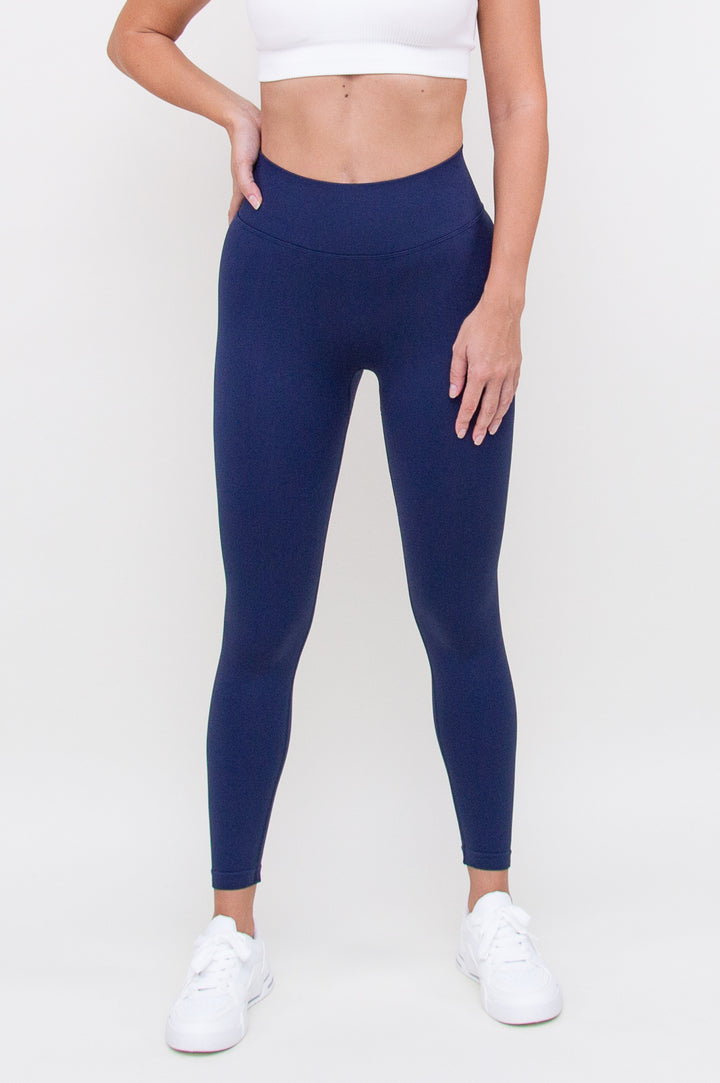 Tamprės "High Waist Compression Navy Blue"