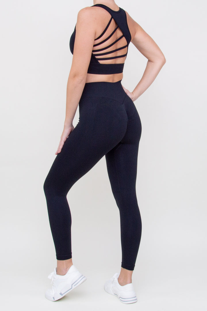 Kostiumas "Strappy Back Black"