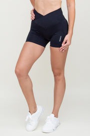 Šortai "Cross Waist Black"