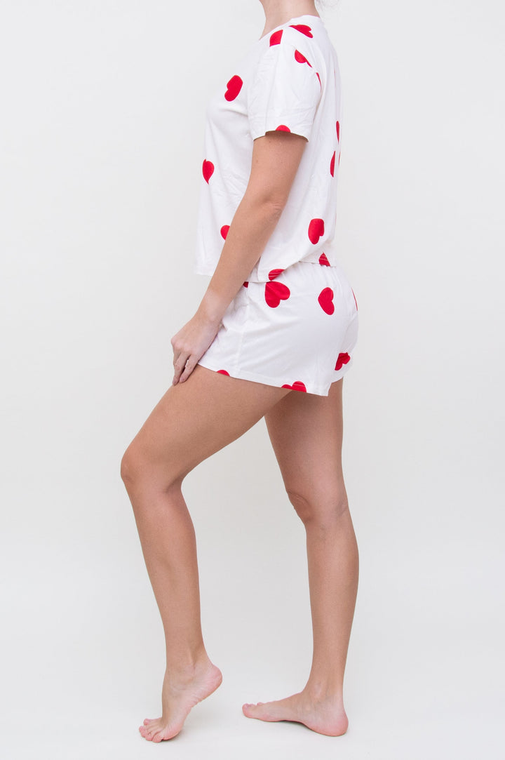 Pižama "Heart Print Short Set"