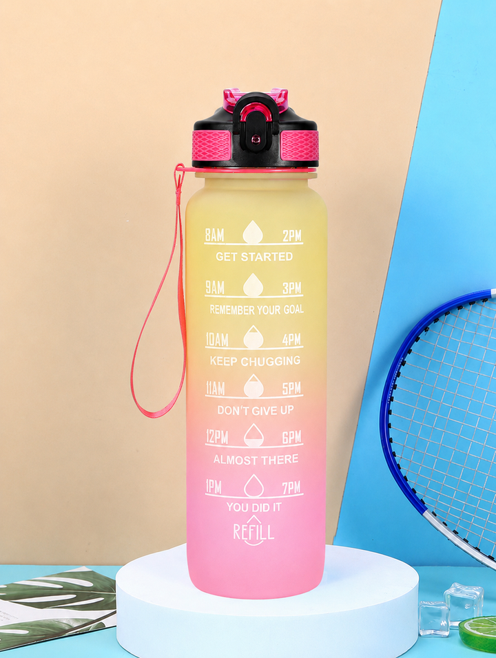 Gertuvė "Yellow Pink Water Bottle"