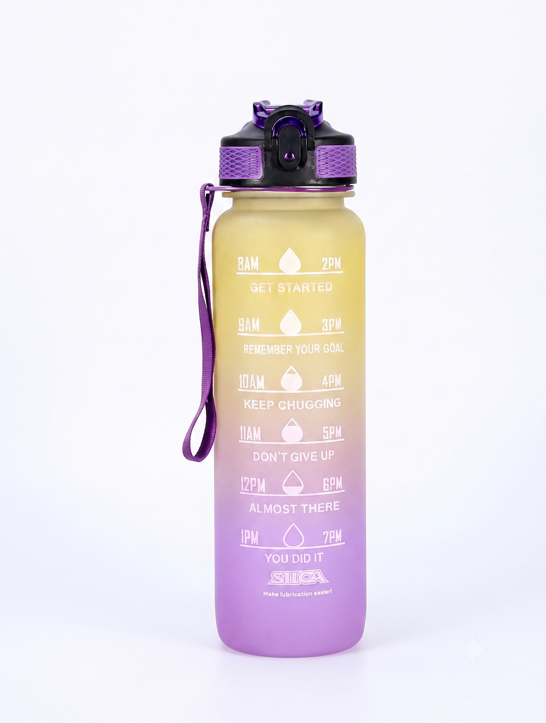 Gertuvė "Yellow Purple Water Bottle"
