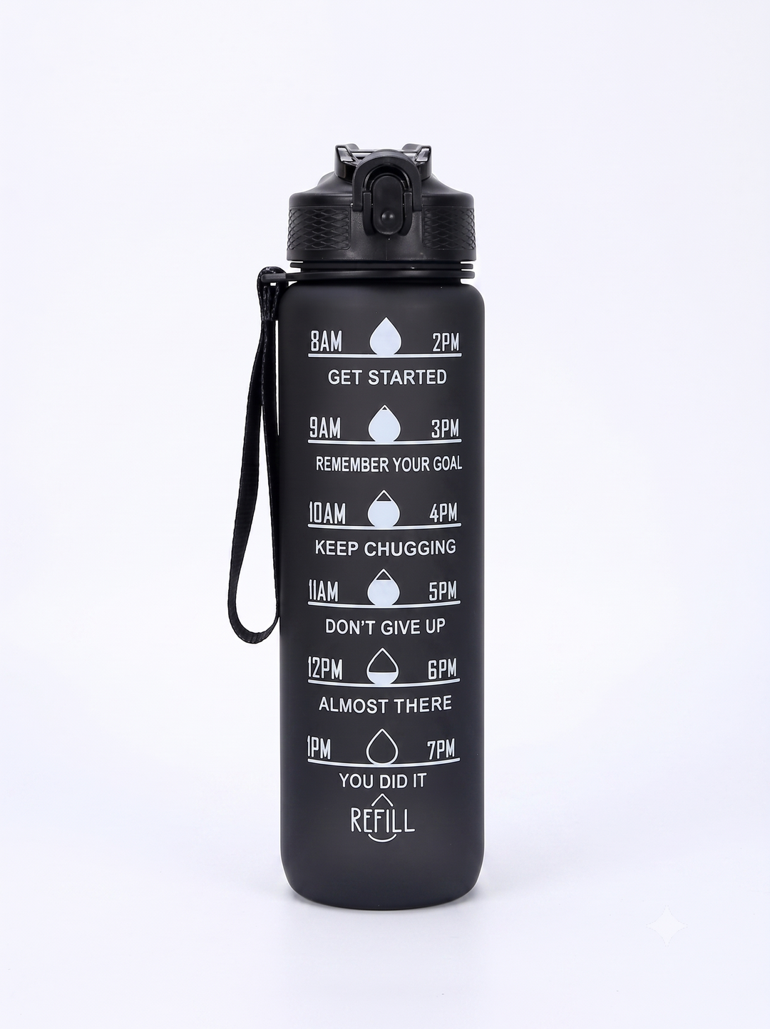 Gertuvė "Dark Black Water Bottle"